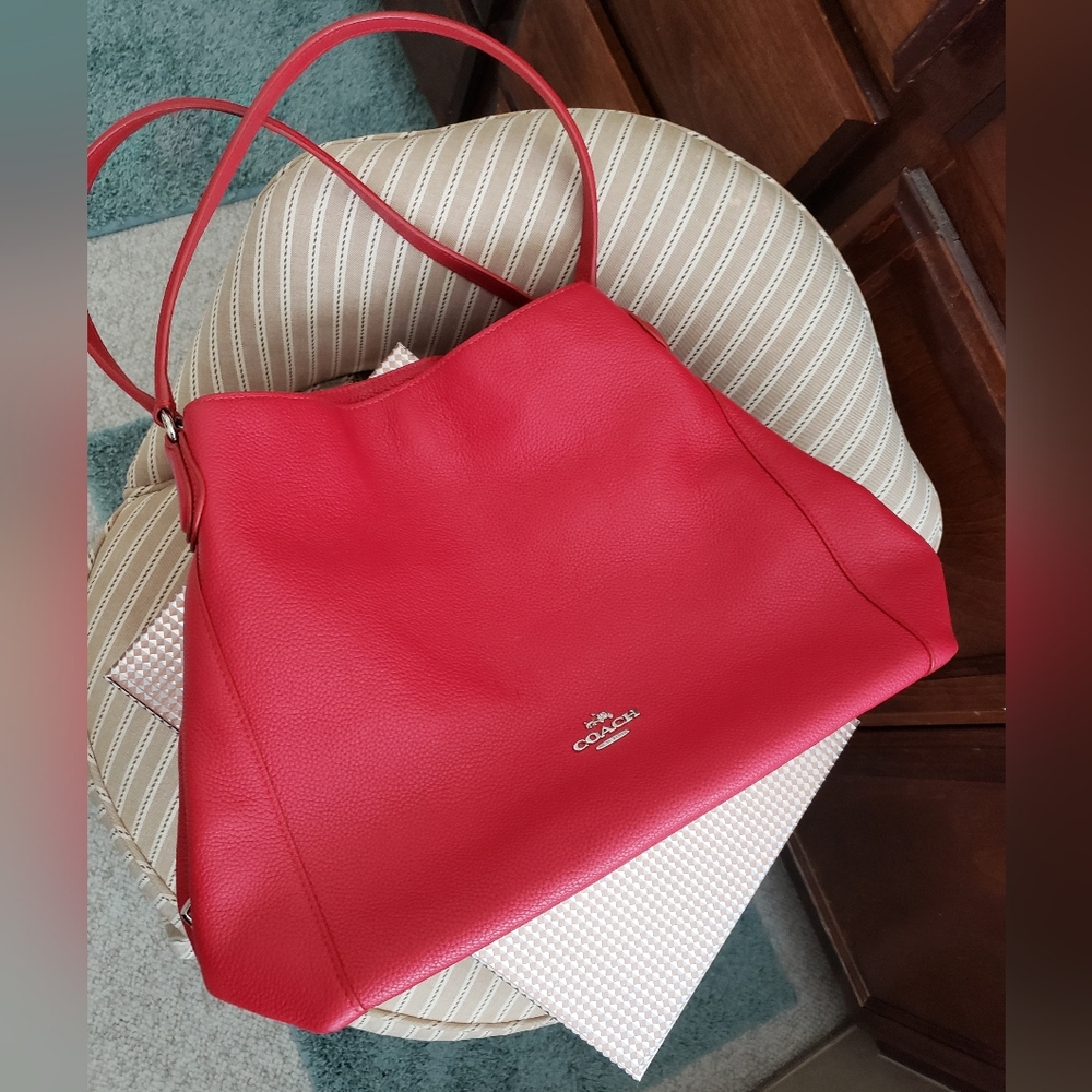 Coach Red Shoulder Bag